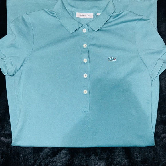 Lacoste Light Blue Polo Dress - Picture 2 of 3